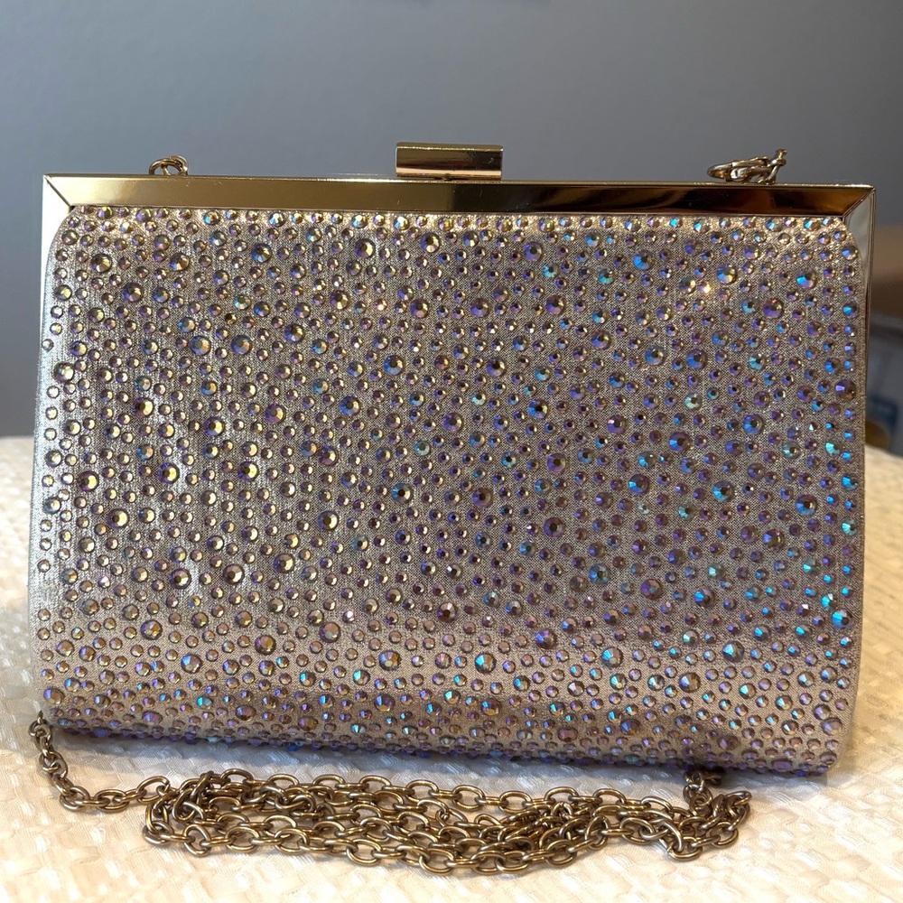 Dazzling Rhinestone Evening Clutch